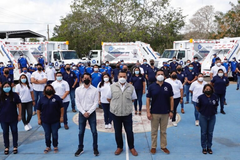 Modernizan servicio de recolección de basura en Mérida