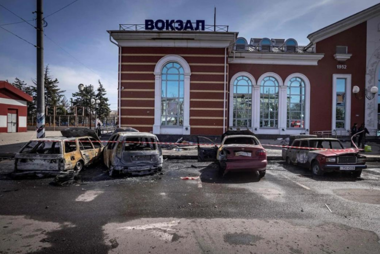 Rusia niega ataque contra la estación de tren de Kramatorsk que dejó decenas de muertos