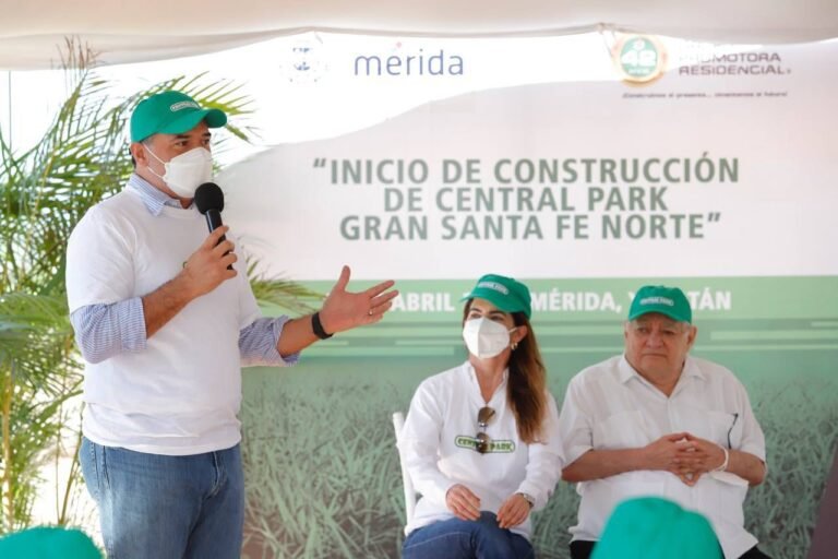 Inicia construcción del Central Park de Mérida