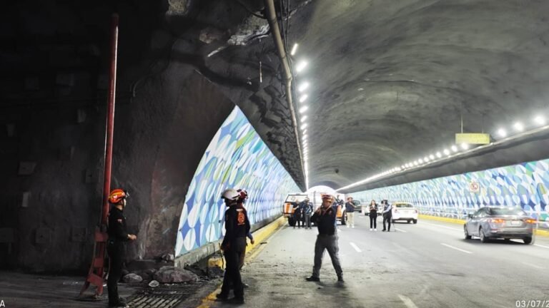 Retiran concreto en túnel de la Loma Larga: Monterrey descarta riesgo estructural, pero colocará malla preventiva
